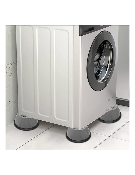 4Pcs Universal Anti‑Vibration Feet Pads | Washing Machine, Dryer, Refrigerator & Furniture Non‑Slip Rubber Mat (Big Size)