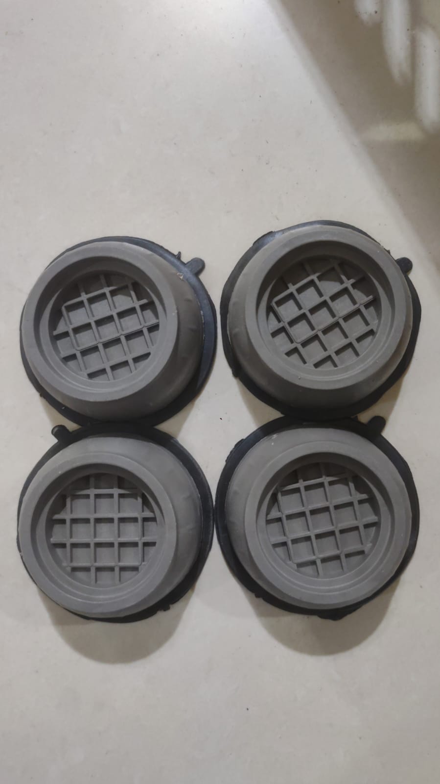 4Pcs Universal Anti‑Vibration Feet Pads | Washing Machine, Dryer, Refrigerator & Furniture Non‑Slip Rubber Mat (Big Size)
